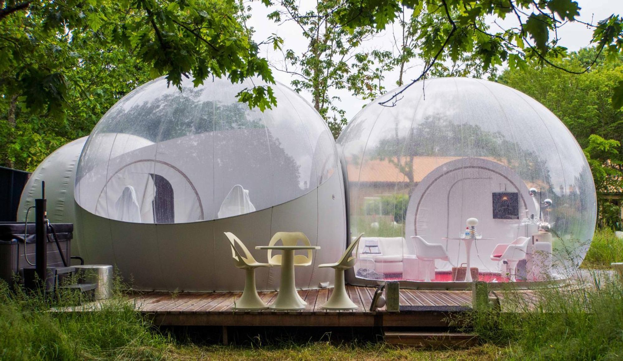 L Ost In Sensations -Hebergements Insolites Et Suites De Luxe Spa Sauna Piscine Foret Marcenais Exterior foto